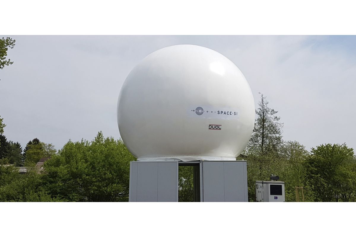 Air-Supported Radome: View from outside